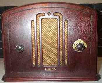 1935 Philco Model 57 Mini-Tombstone