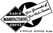 Original Philco Certification Emblem